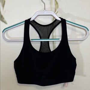 Victoria's Secret Black Racerback Sports Bra